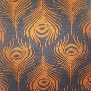 Lularoe OS Peacock Feather Leggings